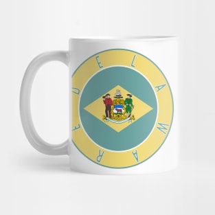 Delaware Flag Decal Mug